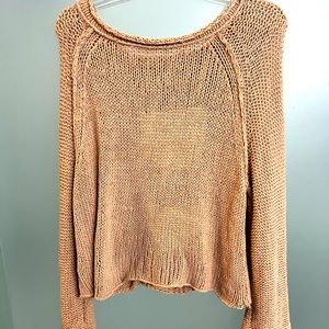 Free People Open Knit Sweater